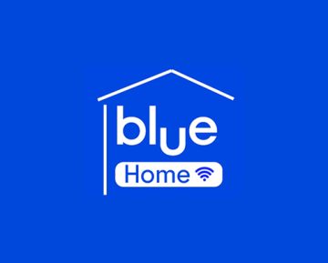 blue home